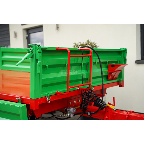 Przyczepa rolnicza jednoosiowa 3,5T z kiprem P-3530 4FARMER