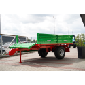 Single-axle agricultural trailer 3.5T with kiper P-3530 4FARMER