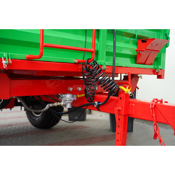 Remolque agrícola monoeje 3,5T con kiper P-3530 4FARMER