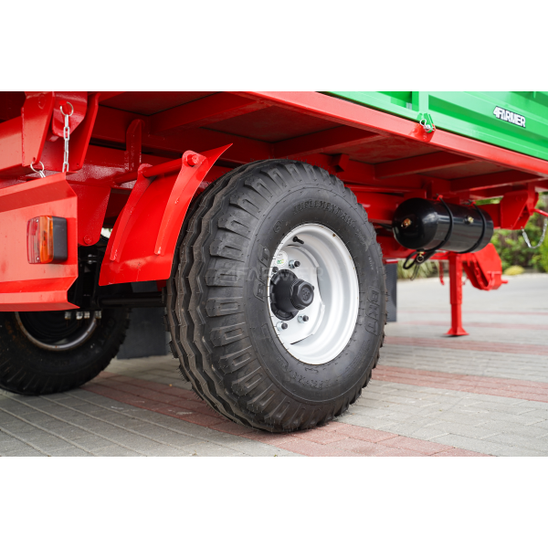 Single-axle agricultural trailer 3.5T with kiper P-3530 4FARMER