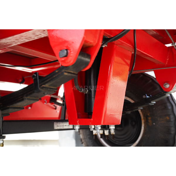 Remolque agrícola monoeje 3,5T con kiper P-3530 4FARMER