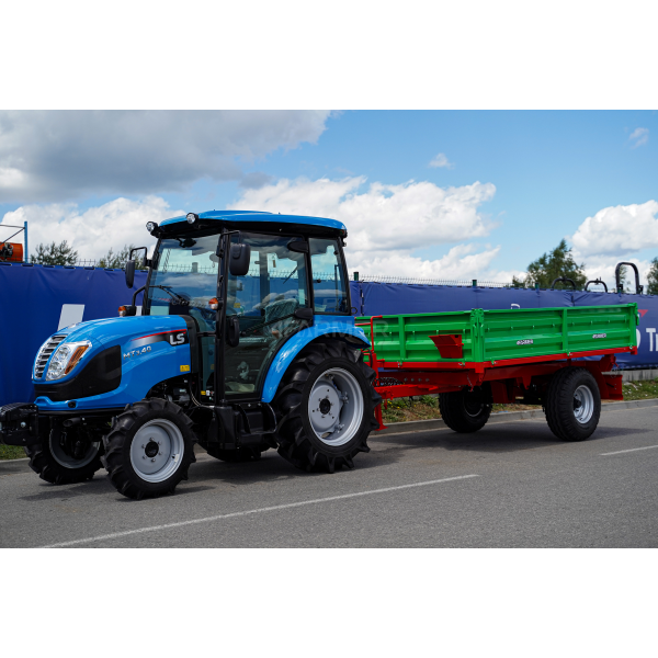 Remolque agrícola monoeje 3,5T con kiper P-3530 4FARMER