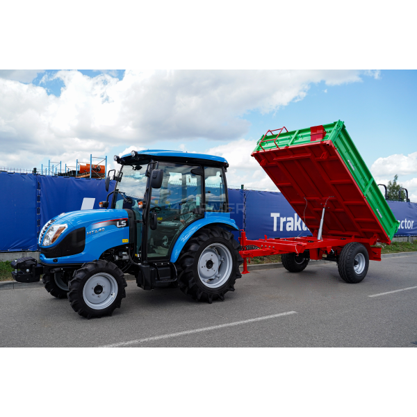 Single-axle agricultural trailer 3.5T with kiper P-3530 4FARMER