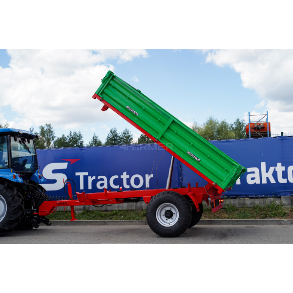 Jednonápravový poľnohospodársky príves 3,5T s kiperom P-3530 4FARMER