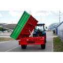 Remolque agrícola monoeje 3,5T con kiper P-3530 4FARMER