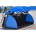 Crocodile bucket 135 cm 4FARMER XJ BOBCAT mount (LS LL2101)