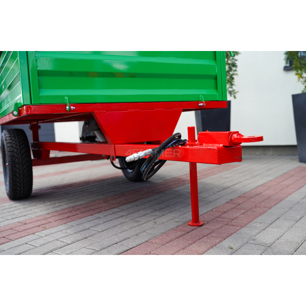 Przyczepa rolnicza jednoosiowa 1T z kiprem P-2000/1 4FARMER