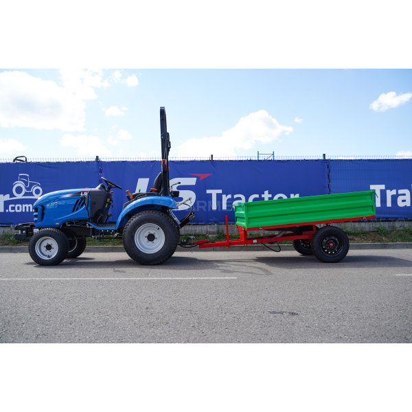 Remolque agrícola monoeje 1T con kiper P-2000/1 4FARMER