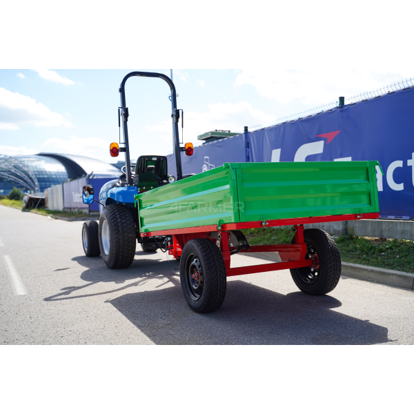 Jednonápravový zemědělský přívěs 1T s kiperem P-2000/1 4FARMER