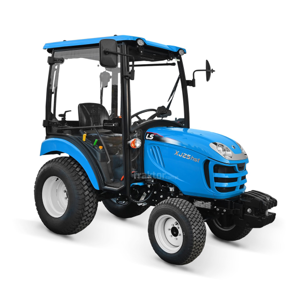 Tractor LS XJ25 HST con cabina y neumáticos para hierba