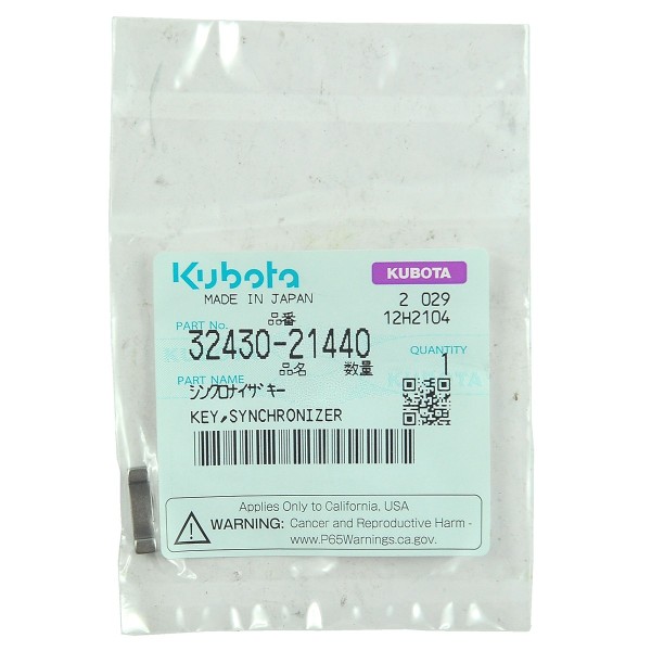 Synchronizer wedge 32430-21440 3 x 17 x 4.5 mm Kubota GL220 L2250 L2550 L2900 L3830 L4200 M5040 M7040
