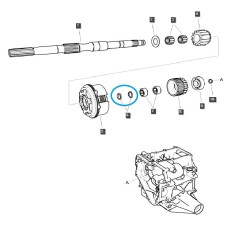 Tesnenie spojky / krúžok spojky / traktor LS / LS MT1.25 / č. 40337772