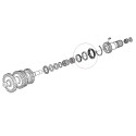 Pierścień synchronizacji biegu, 30T, 3A011-34860, M5400, M6040, M6800, M8200, M9000