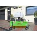 Hydraulický zametač 120 cm za traktor s košom a nádobou na zavlažovanie