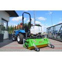 Hydraulický zametač 120 cm za traktor s košom a nádobou na zavlažovanie
