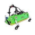 150 cm hydraulic sweeper for a tractor with a basket