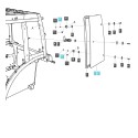 Kabinenseitenfenster / rechts / TRG863 / LS Traktor / Nr. 40430024
