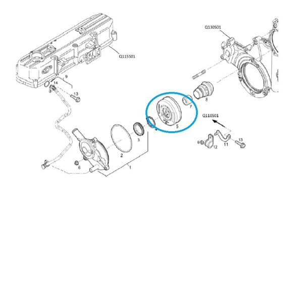 IVC Motorentlüftungsfilter / LS Traktor / Nr. 40344688