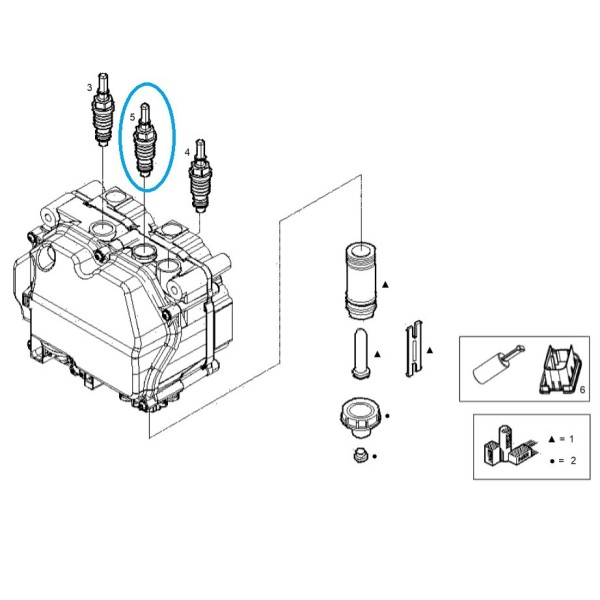 Connecteur de tracteur IVC / LS / N° 40344764