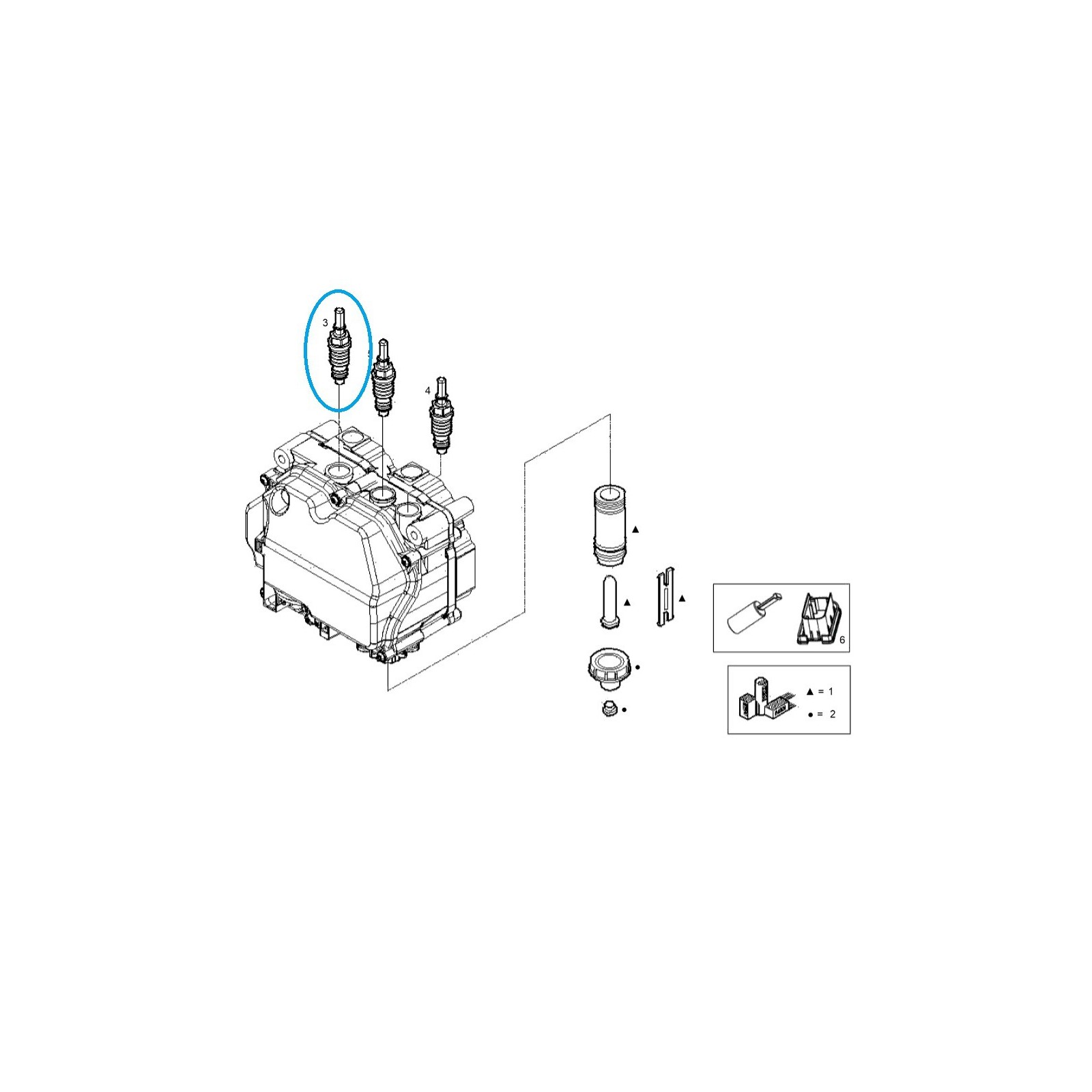 IVC / LS Tractor Connector / 40344765