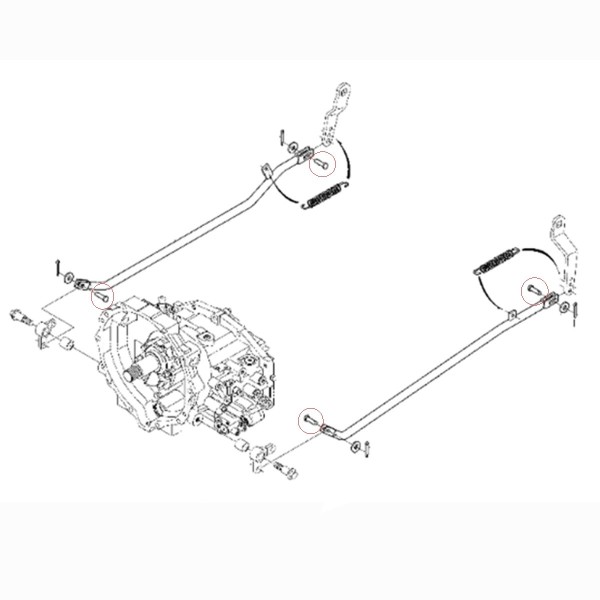 Pin 05122-51028 10 x 30 mm Kubota L2900 L3240 L3300 L3560 L4060 L4508 L4740 5-25-102-30