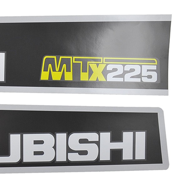 Autocollants Mitsubishi MTX225, MTX225, MTX 225