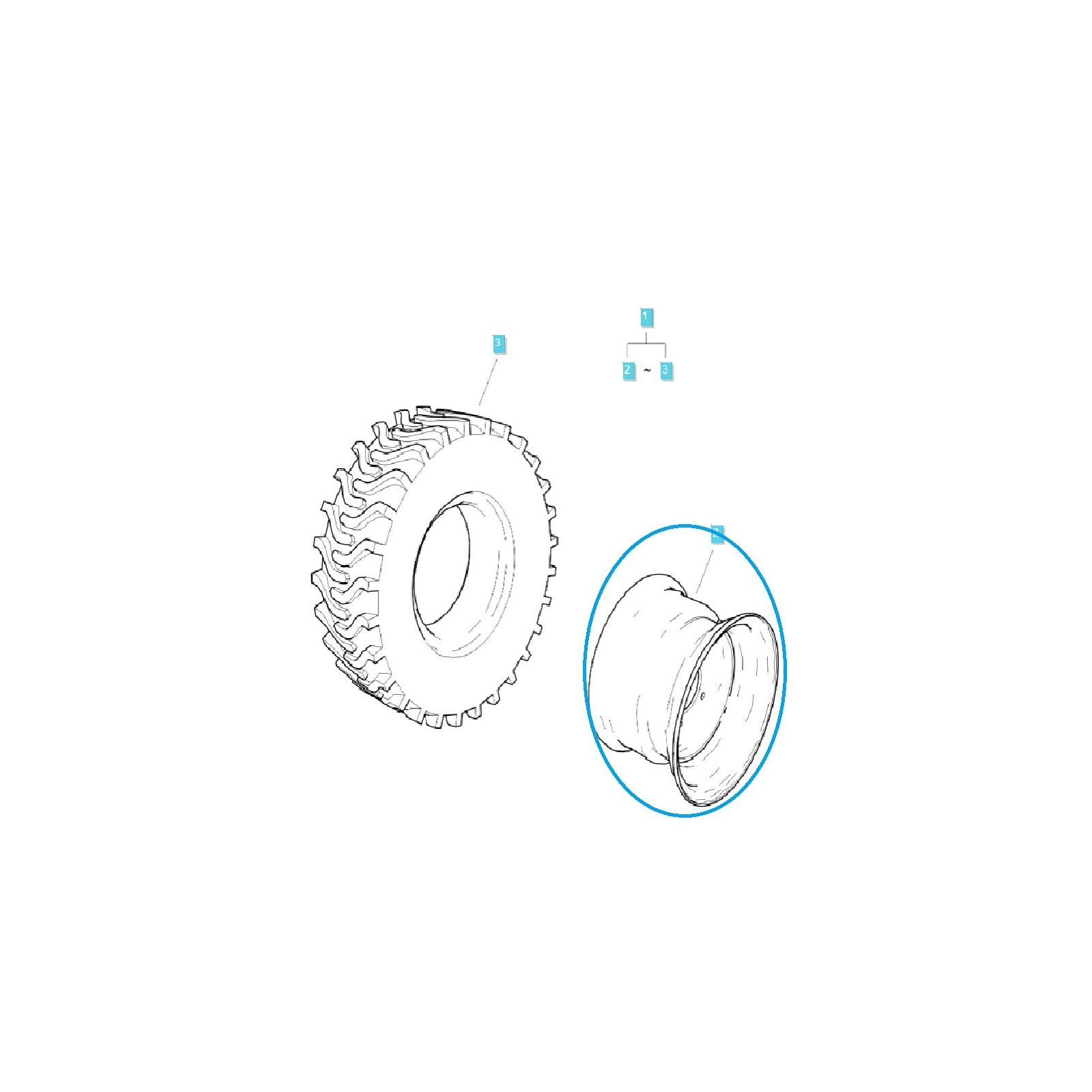 Jante W7x10_LWI / TRG490 / Tracteur LS / 40449675