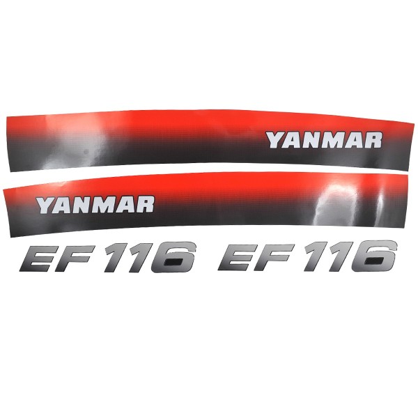 Yanmar EF116, Yanmar EF 116, EF116, EF 116 Aufkleber