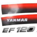 Yanmar EF120, Yanmar EF 120, EF116, EF 120 stickers