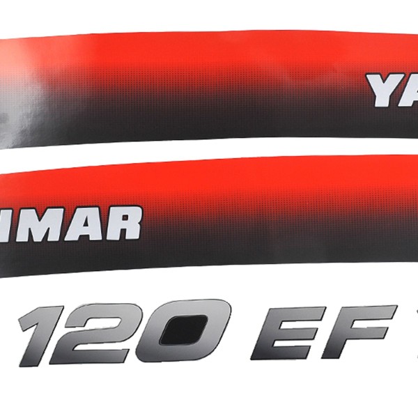 Nálepky Yanmar EF120, Yanmar EF 120, EF116, EF 120