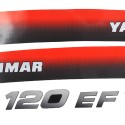 Nálepky Yanmar EF120, Yanmar EF 120, EF116, EF 120