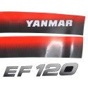 Nálepky Yanmar EF120, Yanmar EF 120, EF116, EF 120