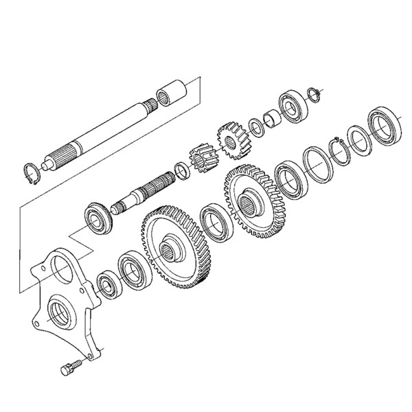 Łącznik wałków, 20T, 33860-24390, Kubota, M4900, M5700, M6040, M6800, M7040, M8200, M8540, M8560, M9000, M9580, M9960