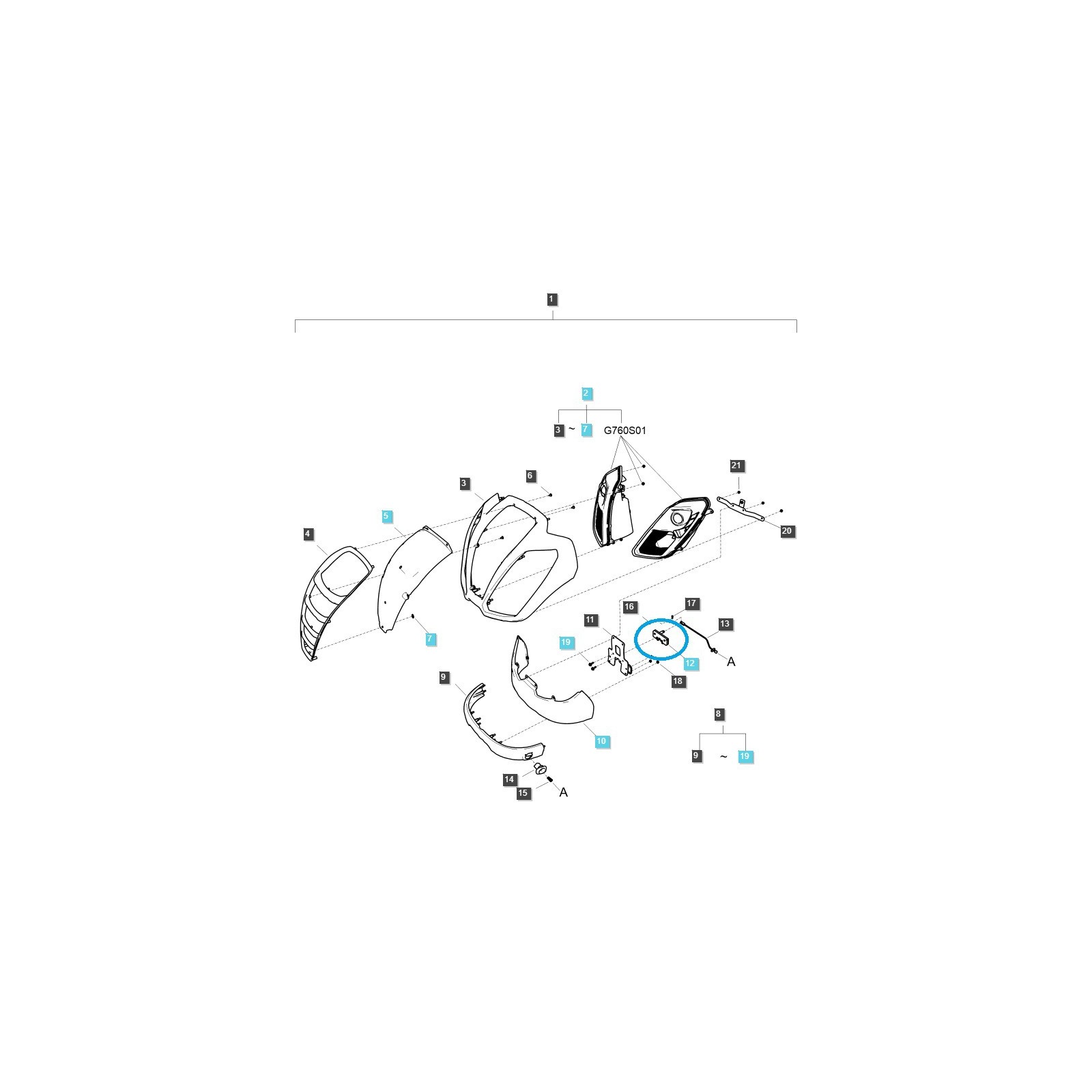 Zamek maski TRG830 / LS Tractor / 40351880 / 40266267 | Traktor.com.pl