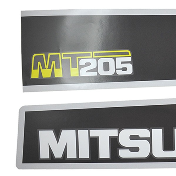 Nálepky Mitsubishi MT205, Nálepky traktorov, Nálepky traktorov, Nálepky Mitsubishi MT 205