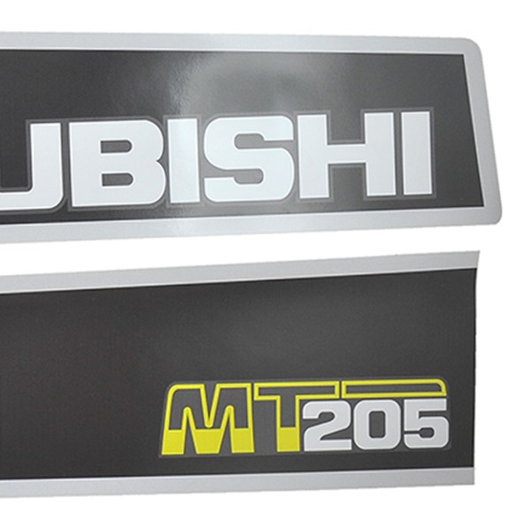 Naklejki Mitsubishi MT205, Naklejki na ciągnik, naklejki na traktor, naklejki Mitsubishi MT 205