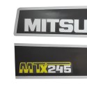 Naklejki Mitsubishi MTX245, MTX245, MTX 245