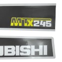 Naklejki Mitsubishi MTX245, MTX245, MTX 245