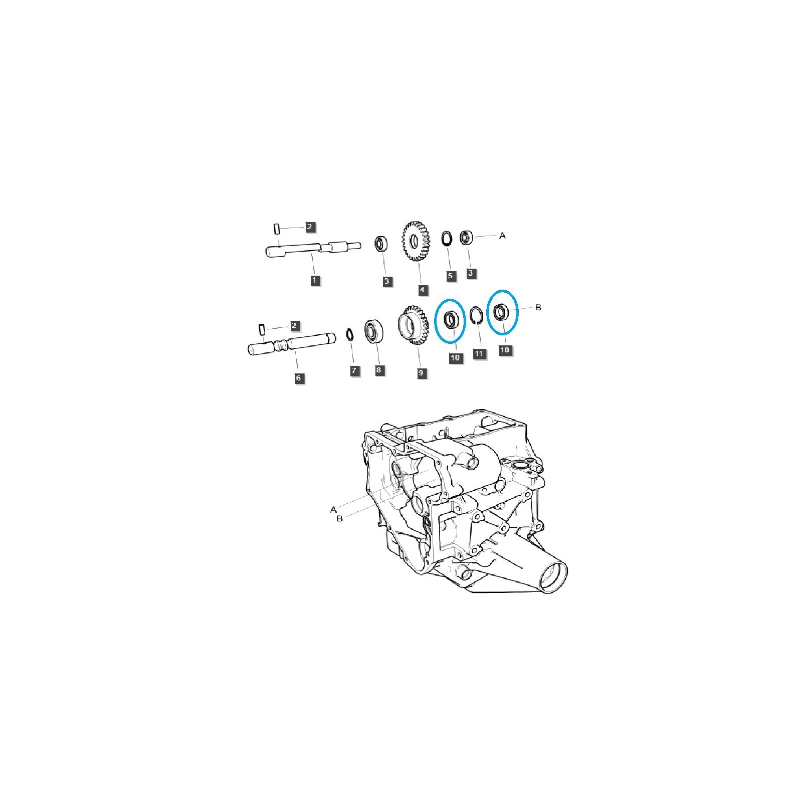 Guľôčkové ložisko / A0868040 / Traktor LS č. 40012722
