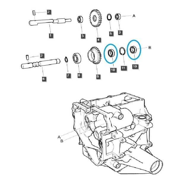 Ball Bearing / A0868040 / LS Tractor No. 40012722