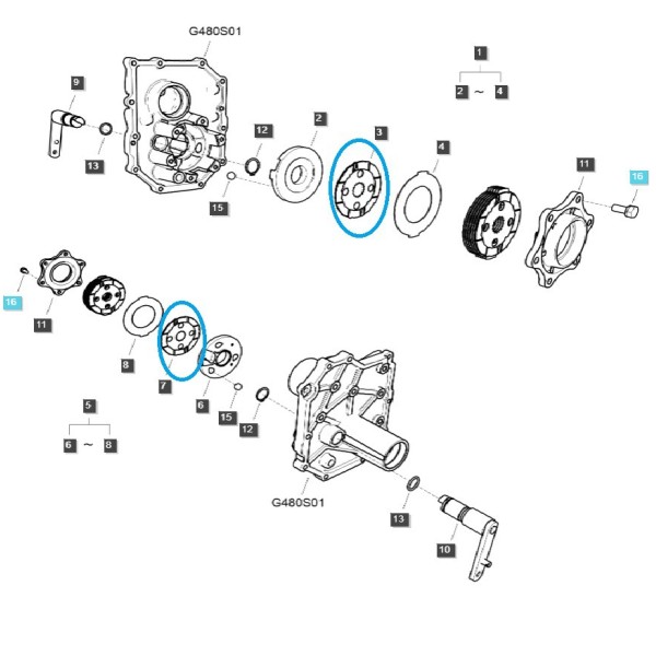 Brake Disc / TRG650 / LS Tractor / No. 40242841