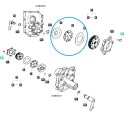 Kompletní brzda / G650 / Pravá / Traktor LS / Č. 40242845