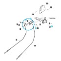 Dźwignia hamulca ręcznego / LS Tractor / LS J23 / J27 / XJ2025 / nr 40293206 | Traktor.com.pl