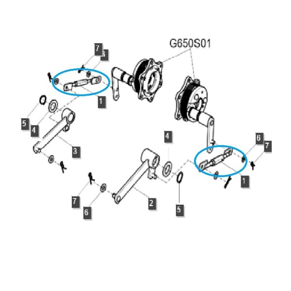 Cable de freno / G670 / Tractor LS / N.° 40293208