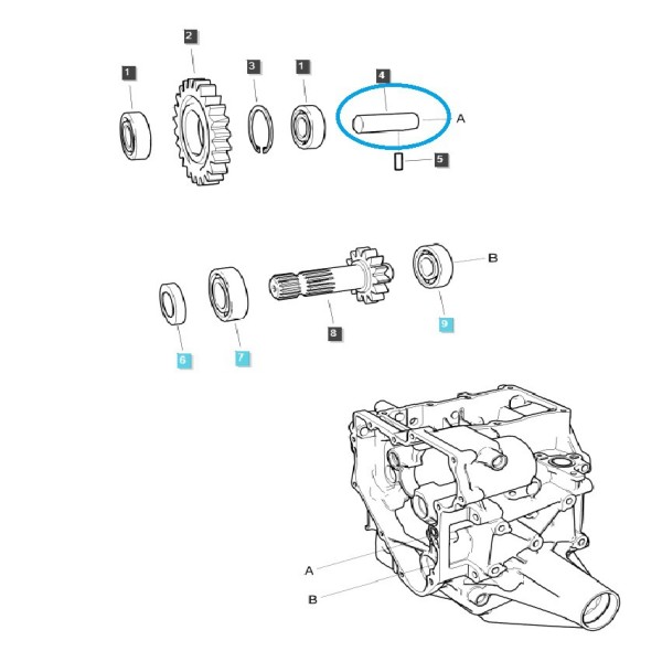 M/PTO hřídel / TRG287 / LS Traktor / 40337018