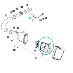 Filtr powietrza TRG190 / LS Tractor / 40340397
