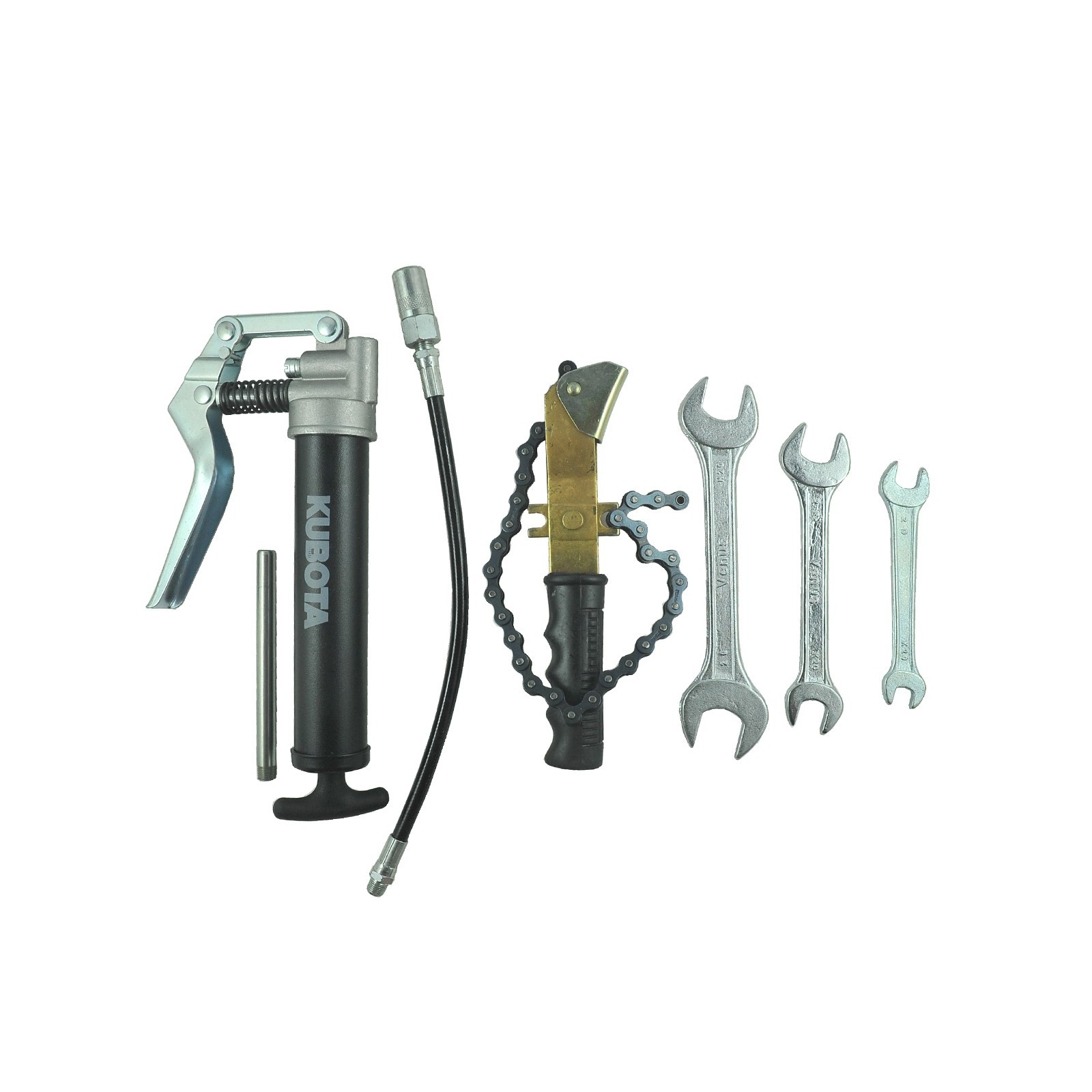 Schlüsselsatz, Fettpresse, Filterschlüssel, Kubota