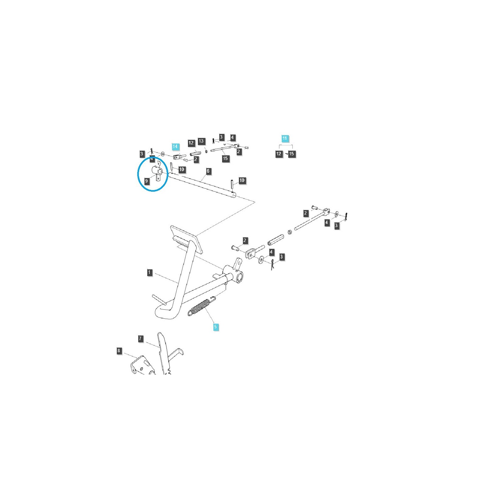 Brake Arm / TRG670 / LS Tractor / No. 40194865