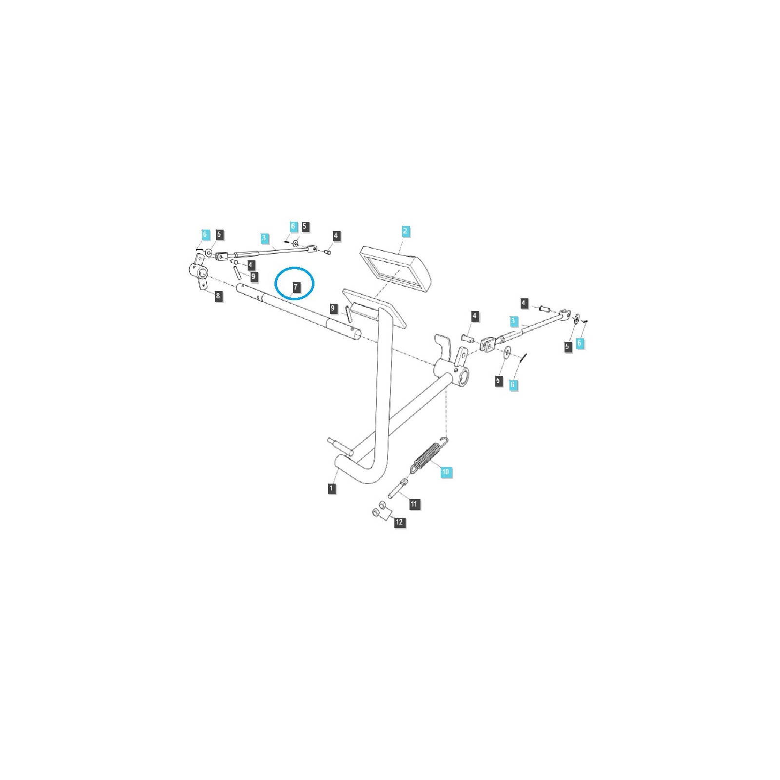 Bremsstange / TRG670 / LS Traktor / Nr. 40293847
