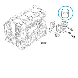 Oil filter 5802431043 / LS Tractor / 40539953
